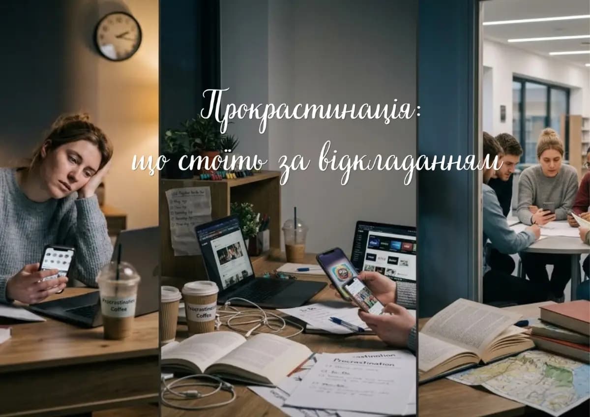 Лінь чи прокрастинація - що насправді зупиняє?