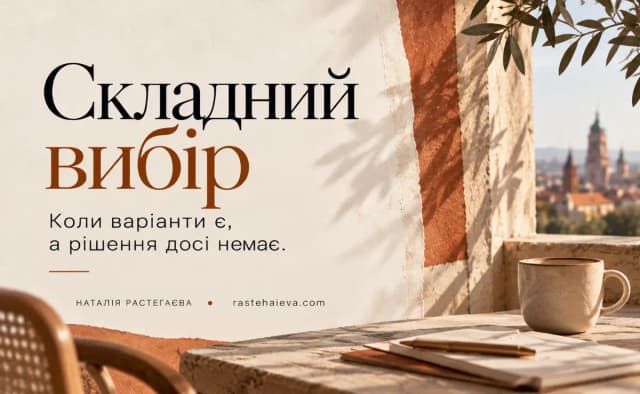 Коли порівняння варіантів не допомагає ухвалити рішення
